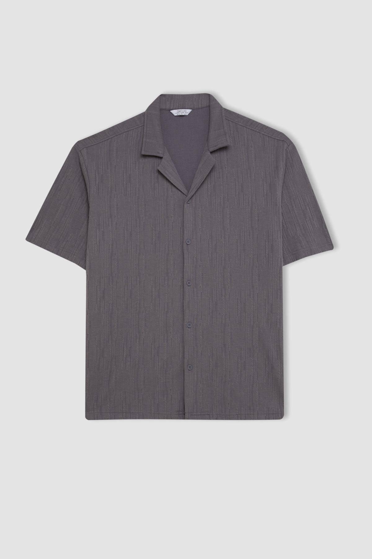 پیراهن آستین کوتاه یقه باز معمولی