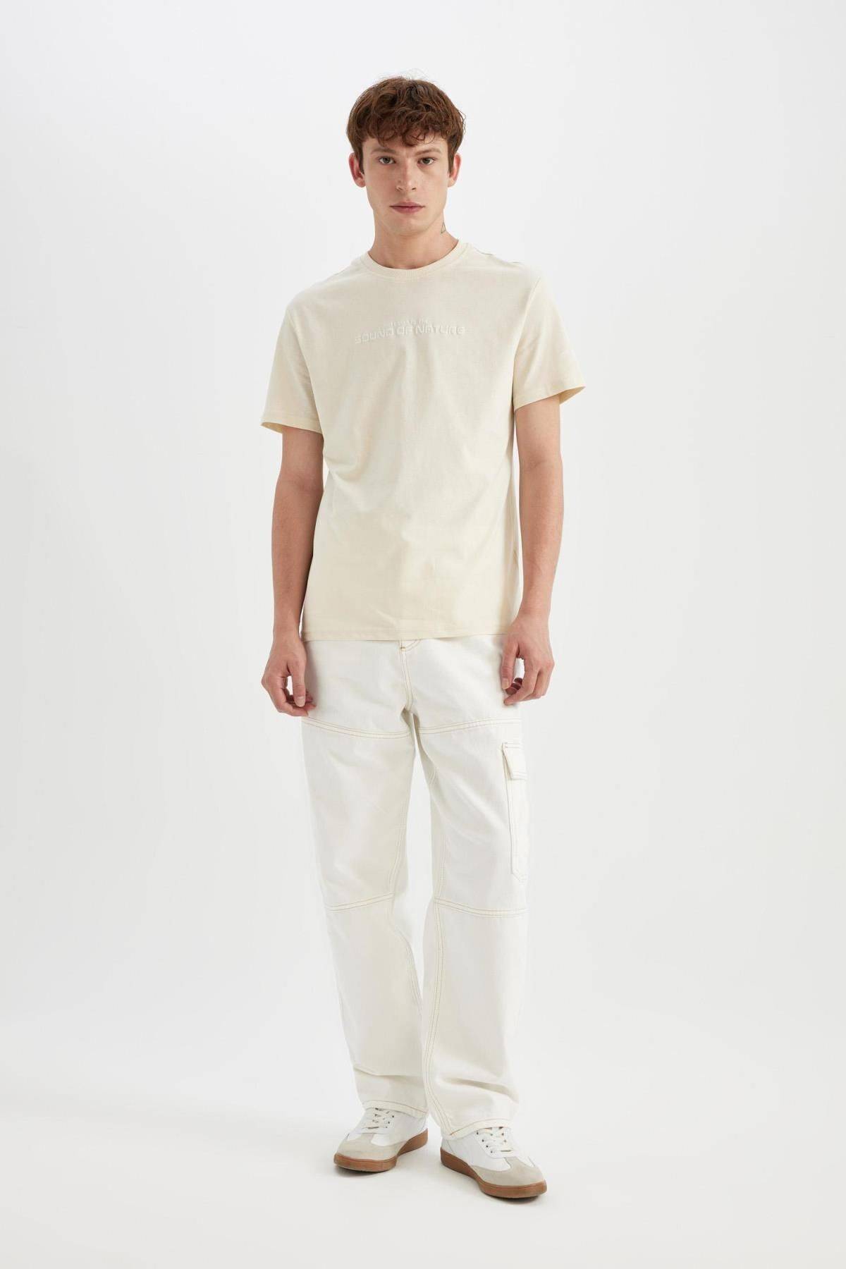 شلوار جین گشاد با کمر گشاد معمولی