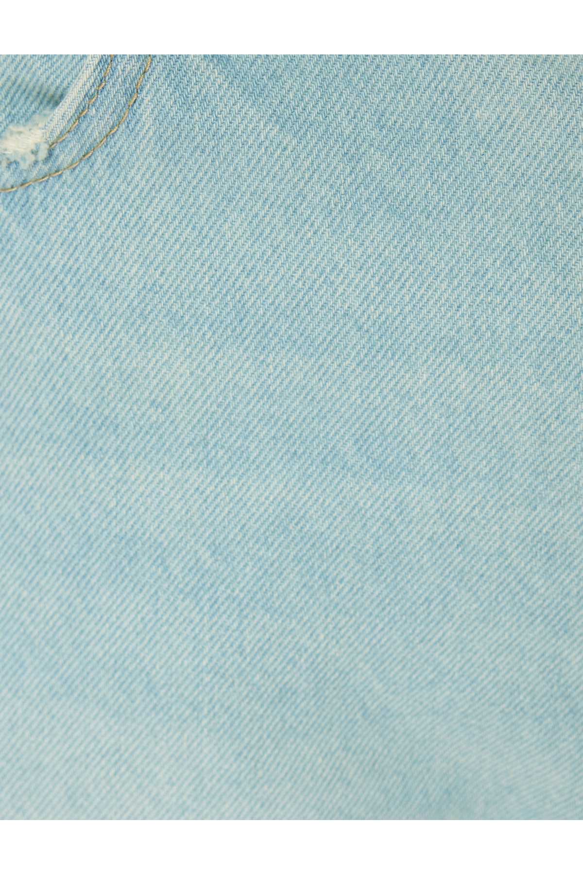 شورت جین سایز بزرگ پنبه ای برمودا