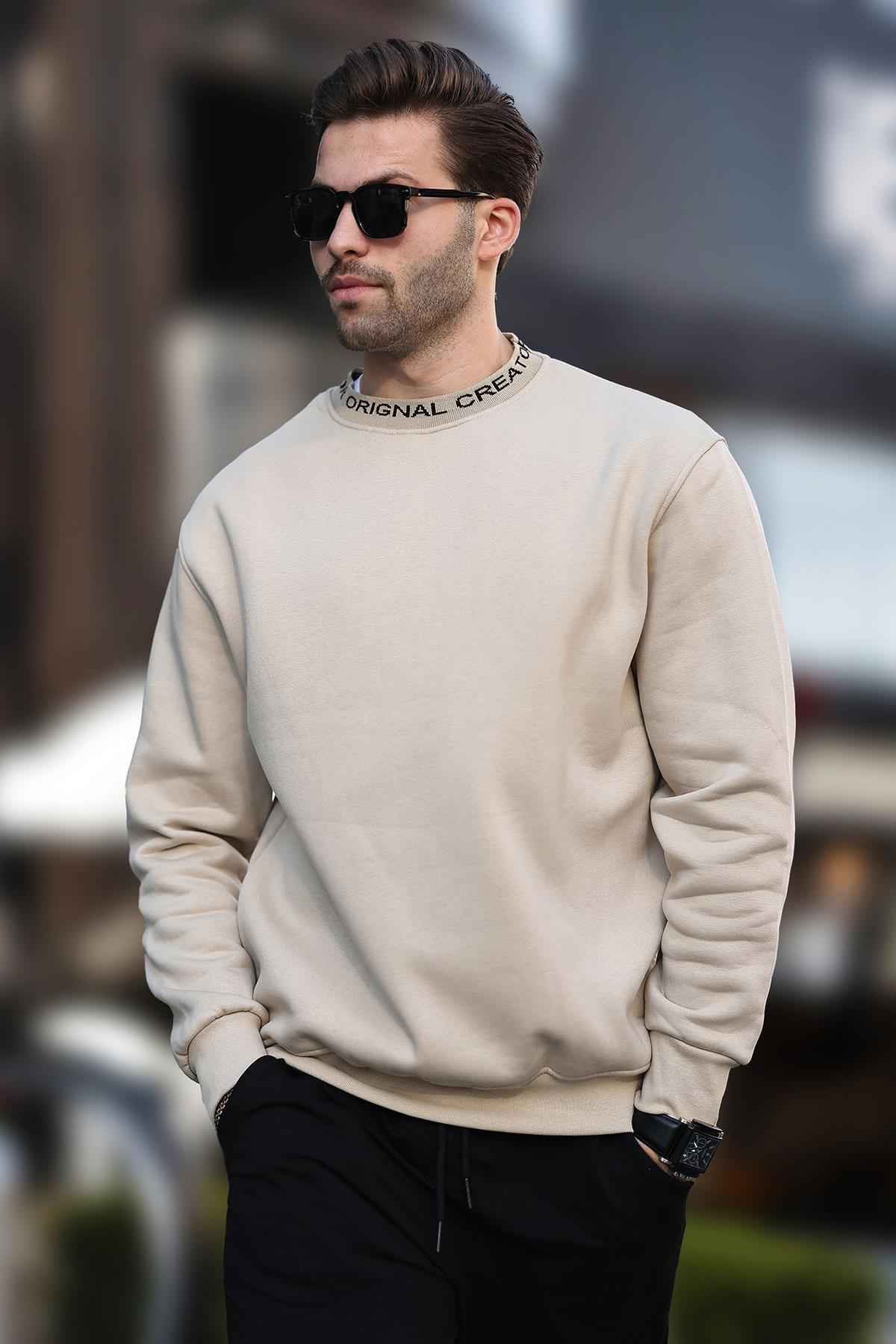 سویشرت مردانه یقه مشکی