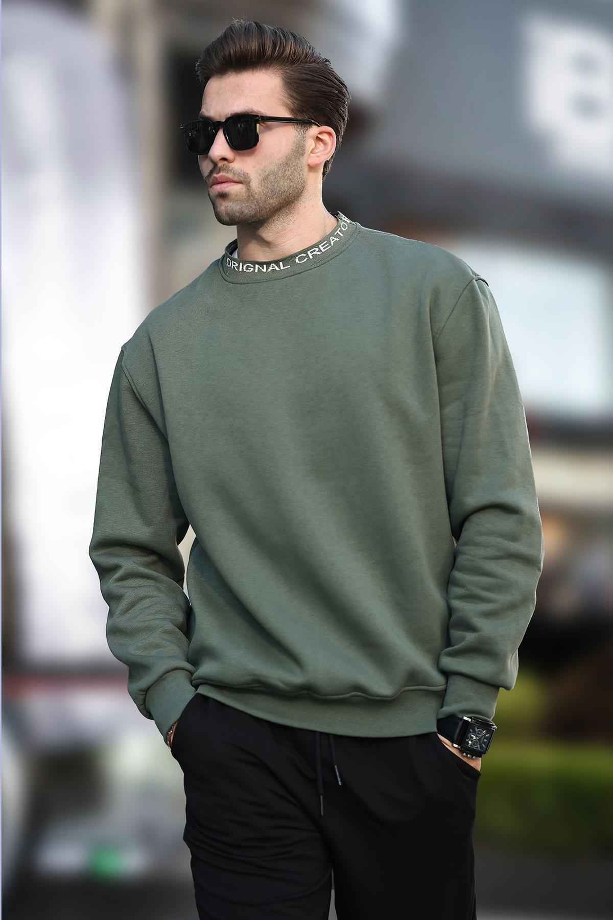 سویشرت مردانه یقه مشکی