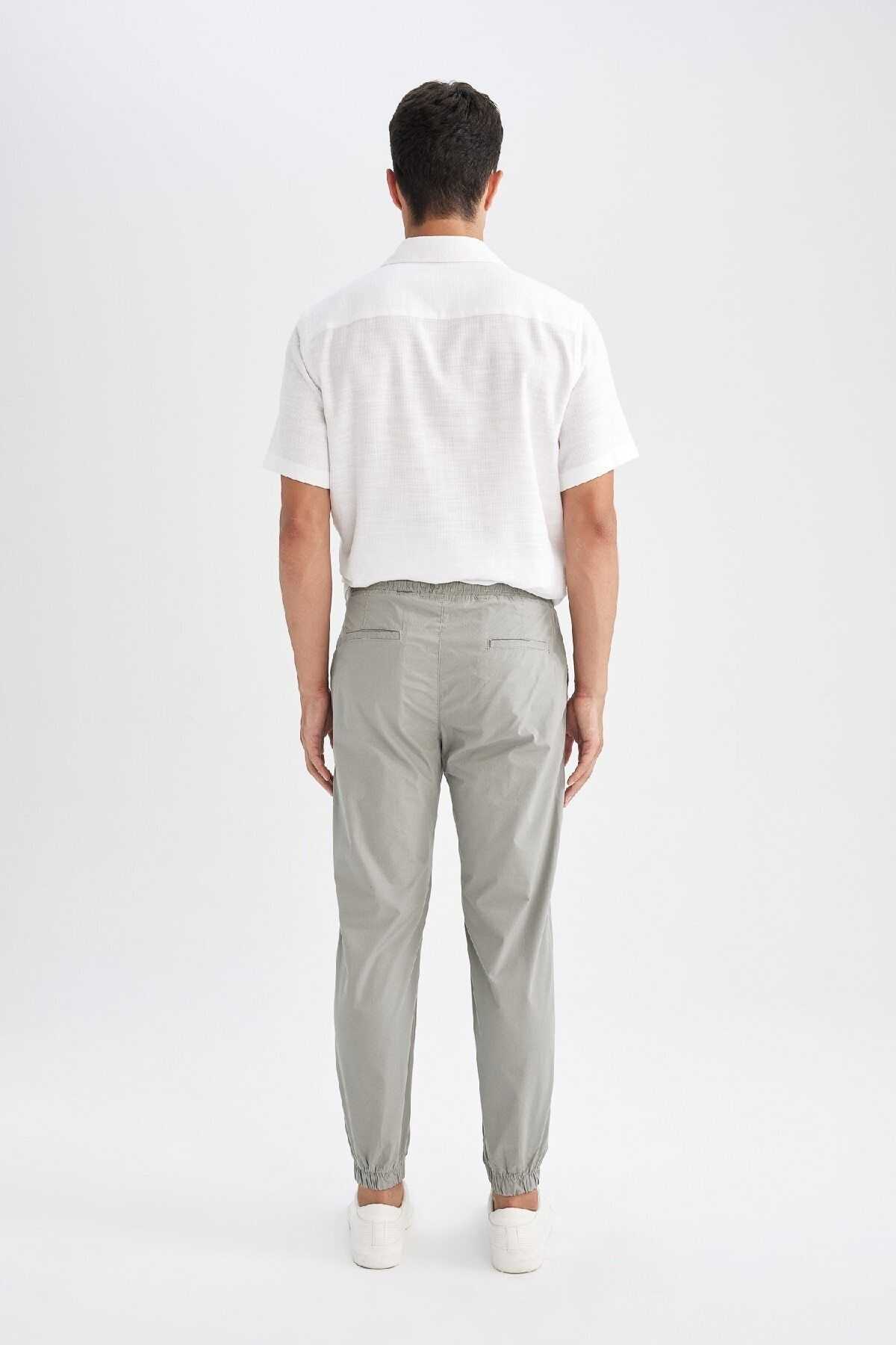 شلوار نخی الاستیک Leg Jogger D7782ax24au