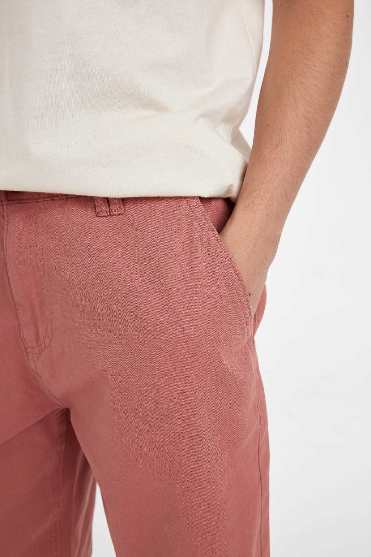 گاباردین برمودای پای راست منظم فیت