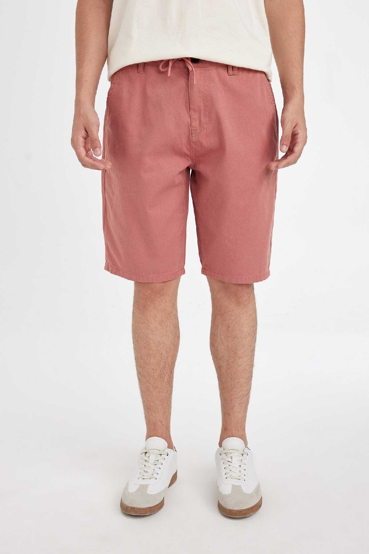 گاباردین برمودای پای راست منظم فیت