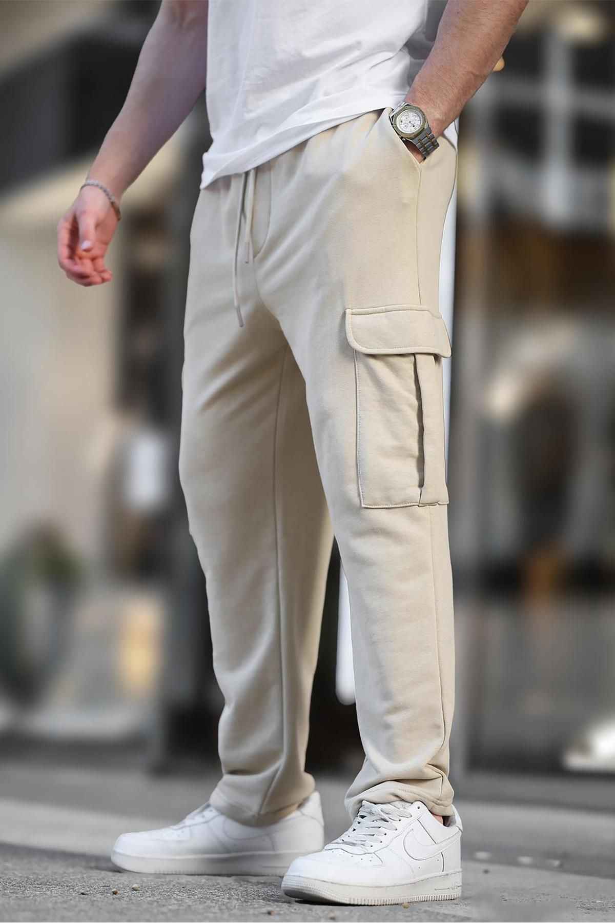 شلوار ورزشی مشکی با جیب باری قابل تنظیم مشکی