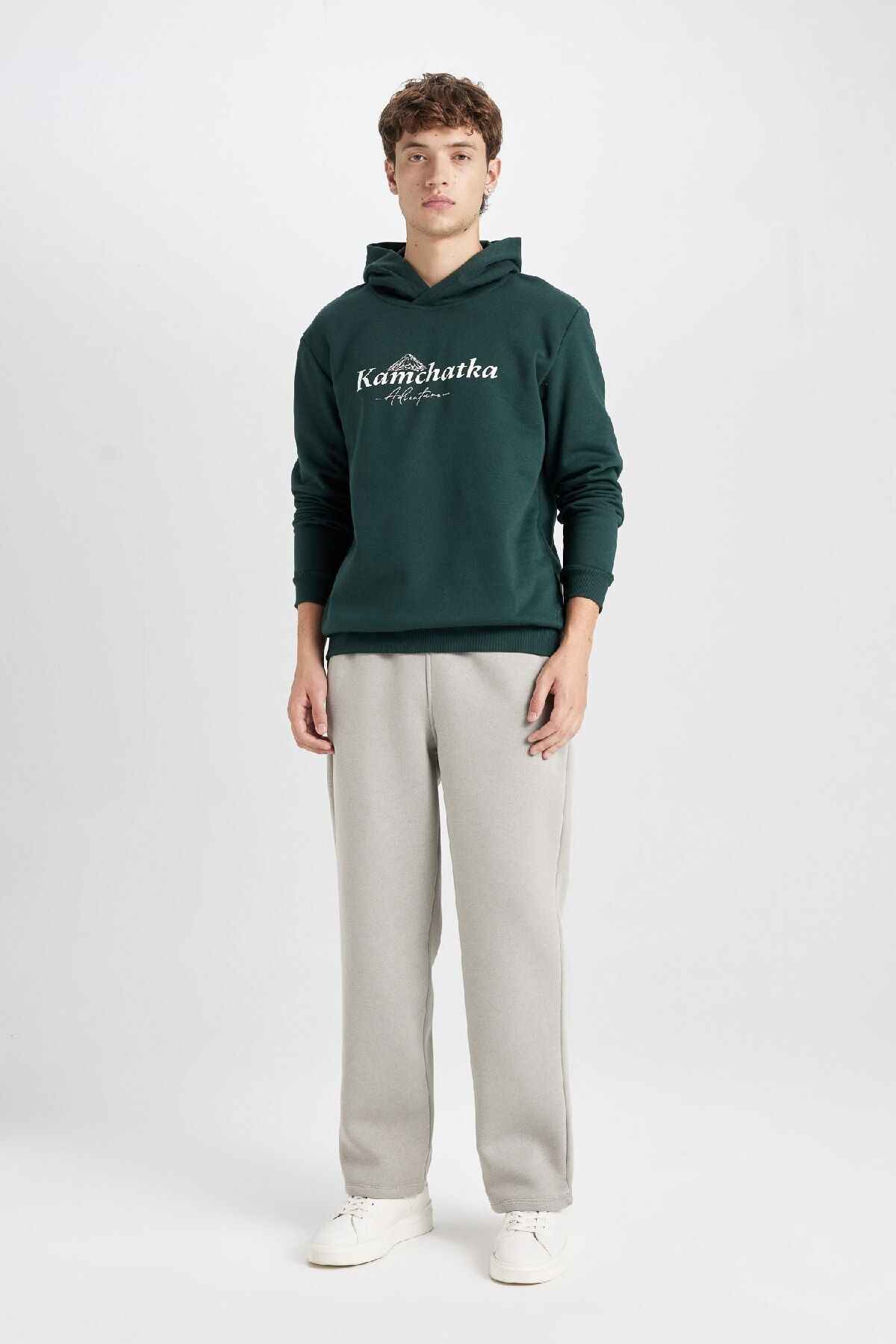 شلوار ورزشی ریلکس فیت سه جیبی ضخیم D8095ax24au