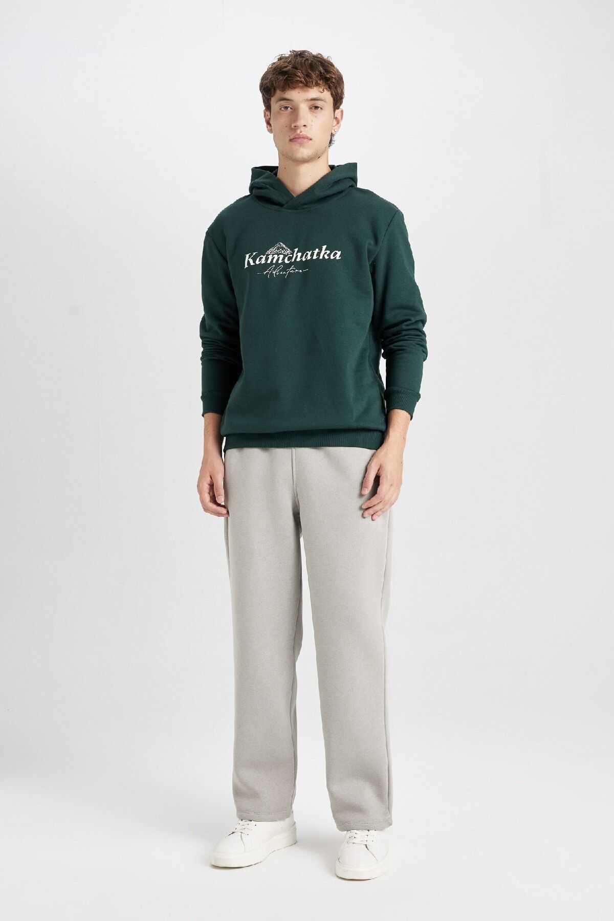 شلوار ورزشی ریلکس فیت سه جیبی ضخیم D8095ax24au