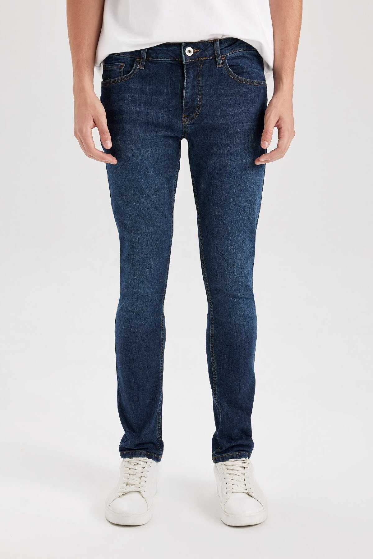 کارلو اسکینی فیت فوق العاده باریک تناسب معمولی شلوار جین کمر بسیار باریک B2068ax24au