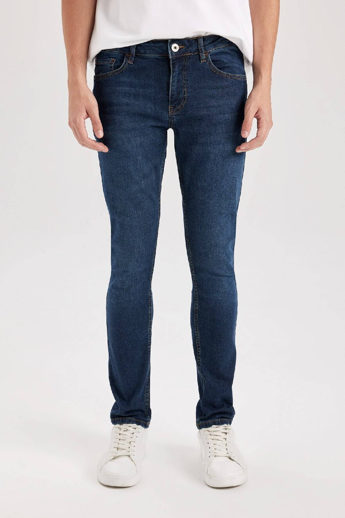 کارلو اسکینی فیت فوق العاده باریک تناسب معمولی شلوار جین کمر بسیار باریک B2068ax24au