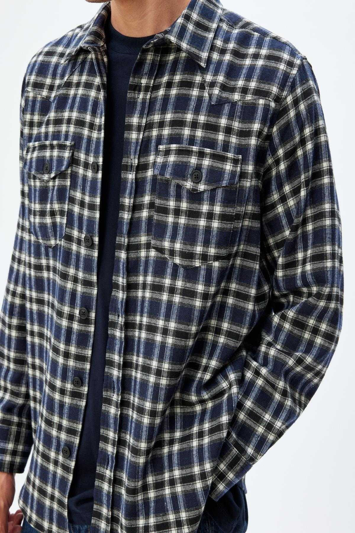 مخلوط پنبه دقیق موبایل با پیراهن بلند با درب آستین بلند