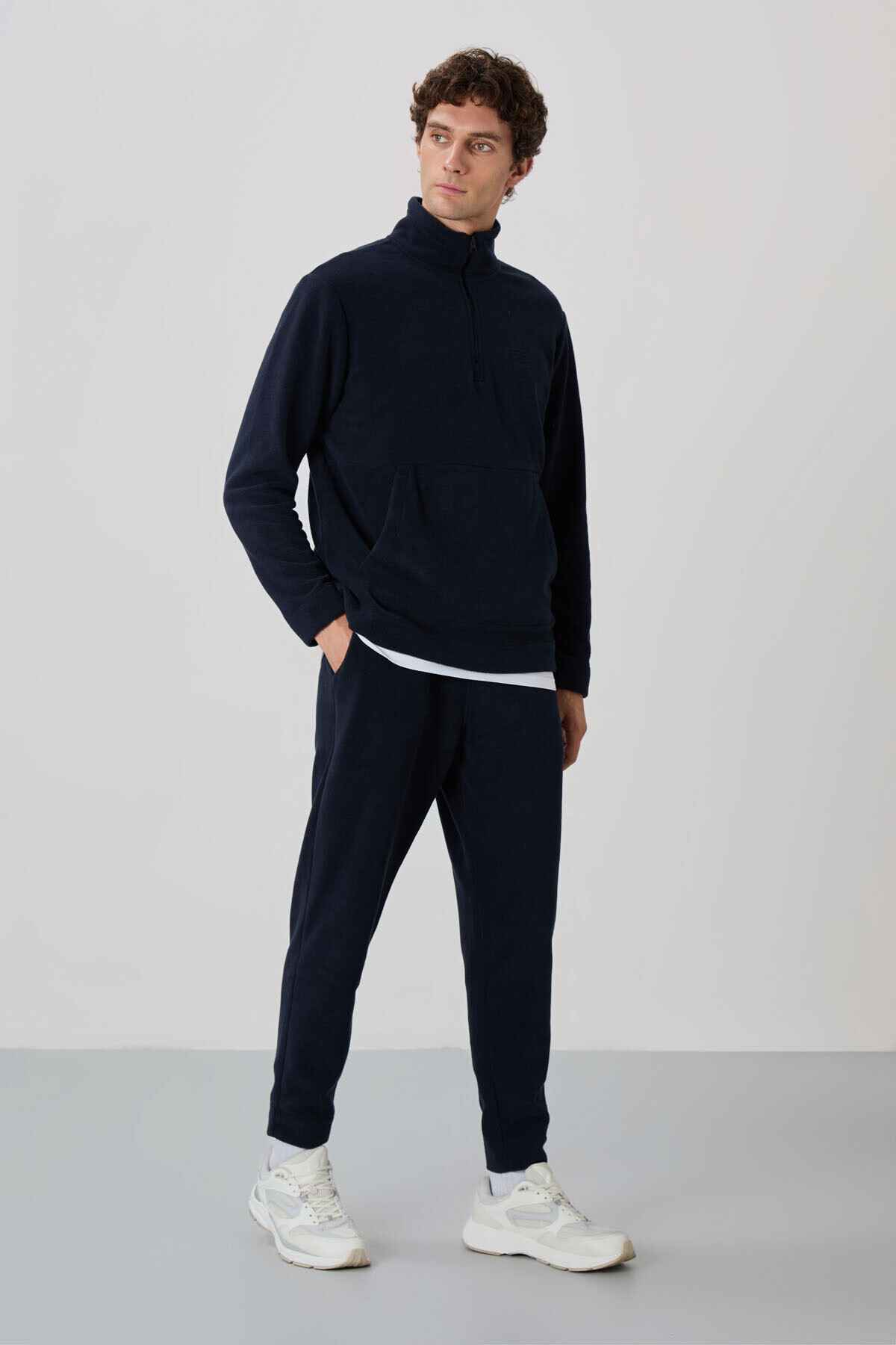 لباس ورزشی مردانه Carol Black Fleece - 85226