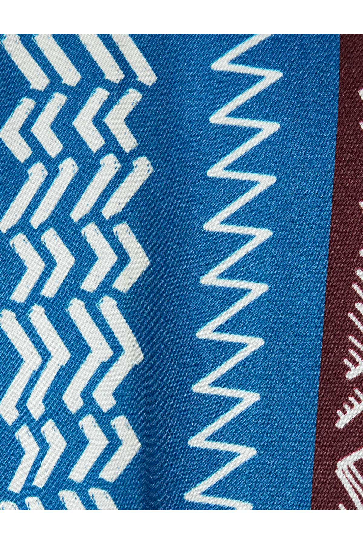 پیراهن آستین کوتاه ویسکوز چاپ هندسی