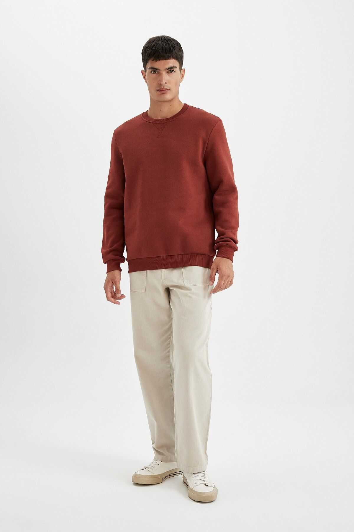 سویشرت ساده و معمولی سبز روشن T3777az24au