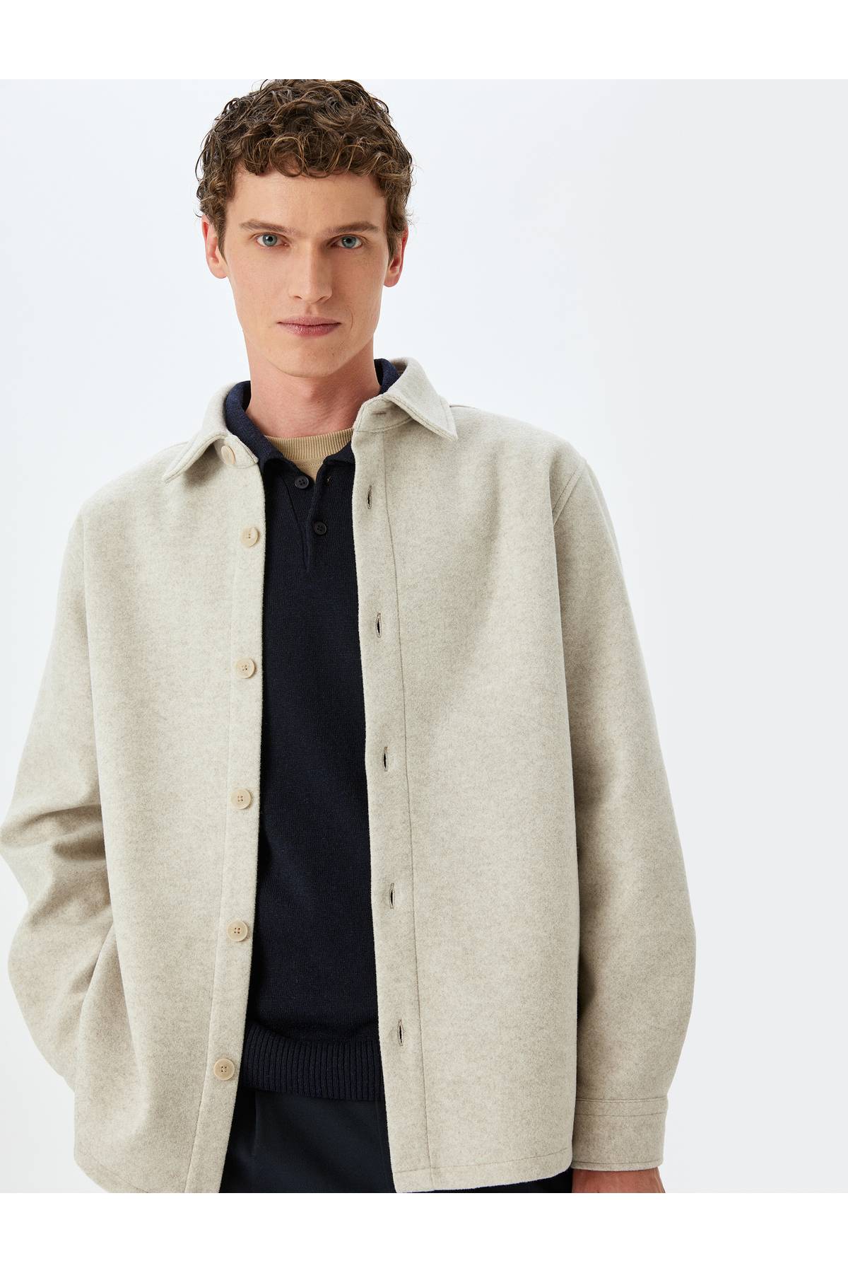 پیراهن آستین بلند ویسکوز ترکیبی