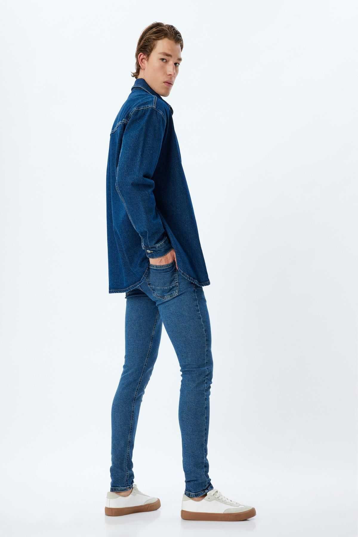 شلوار جین Skinny Fit - Michael Jean