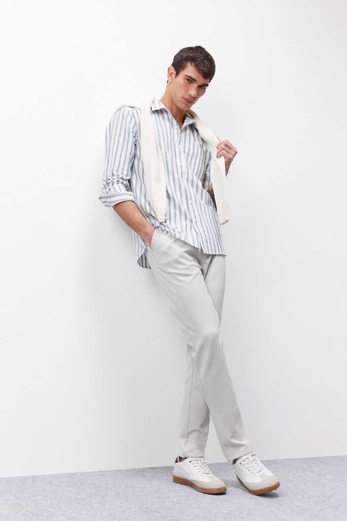 شلوار جوگر پایه بند کمر راست جیب راست C6022ax25sp