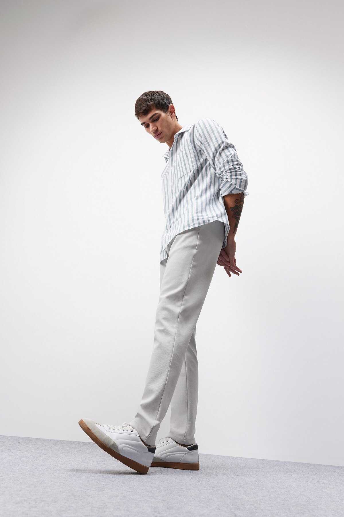 شلوار جوگر پایه بند کمر راست جیب راست C6022ax25sp