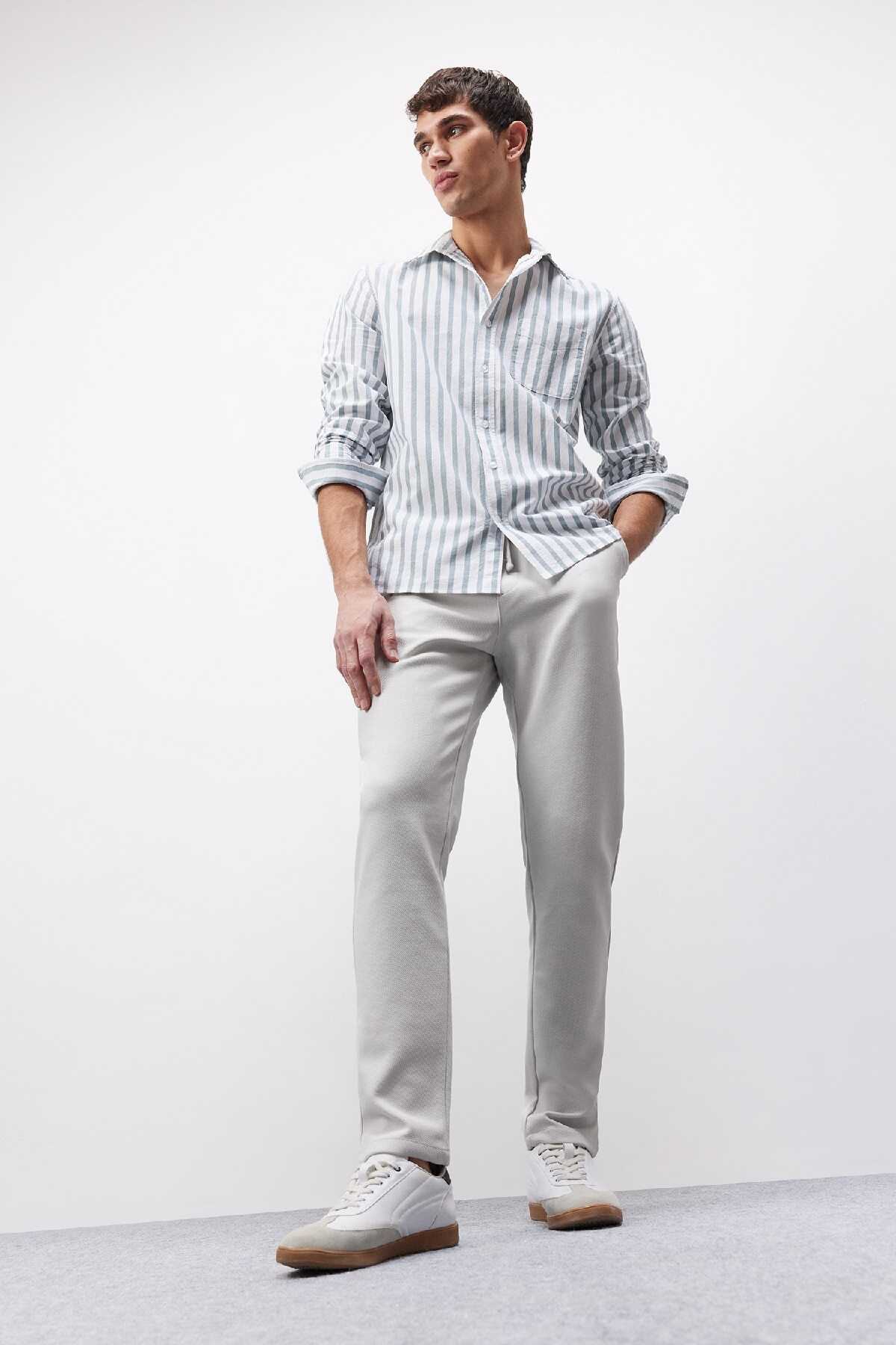 شلوار جوگر پایه بند کمر راست جیب راست C6022ax25sp