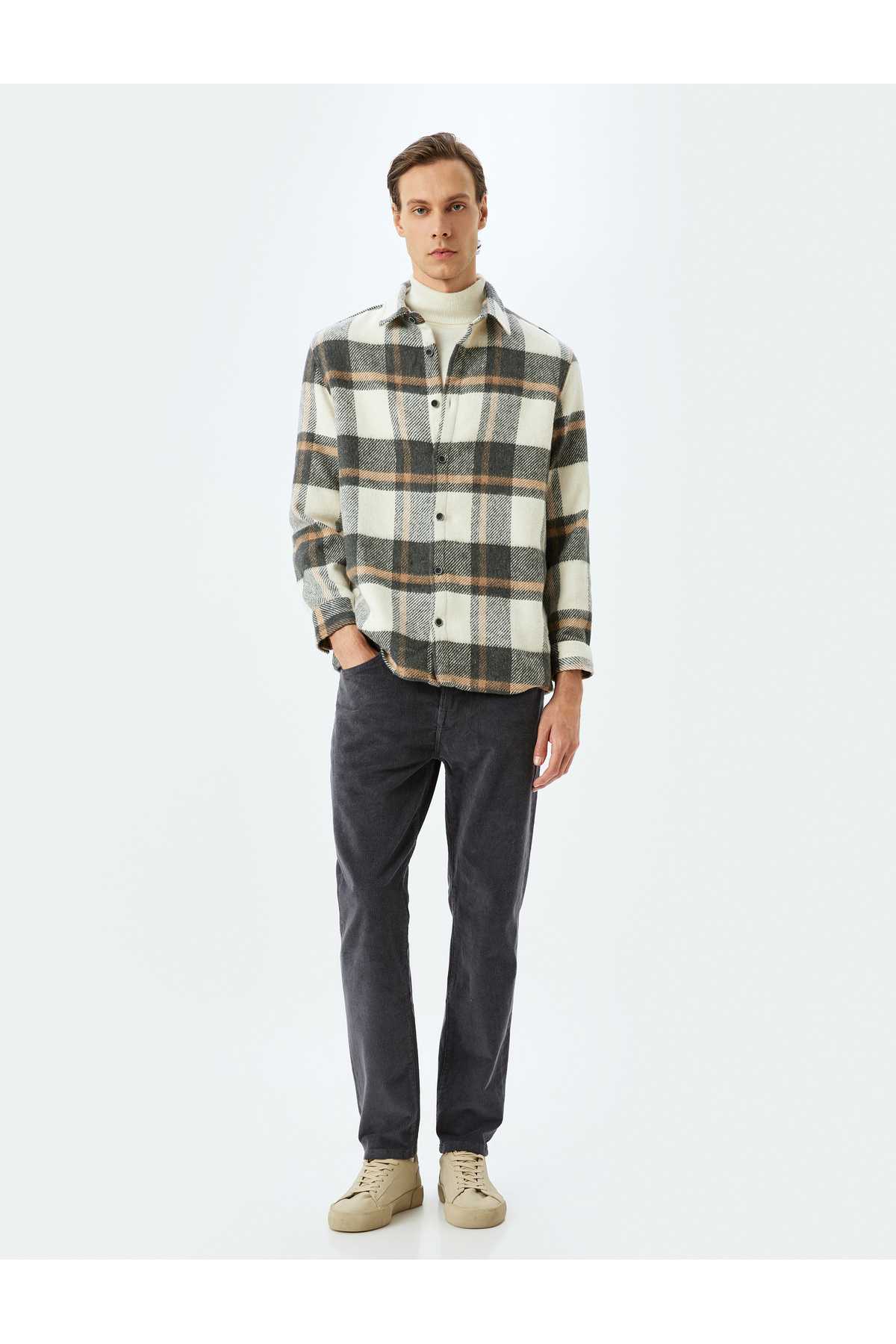 جیب پنبه ای شلوار مخملی فتیله