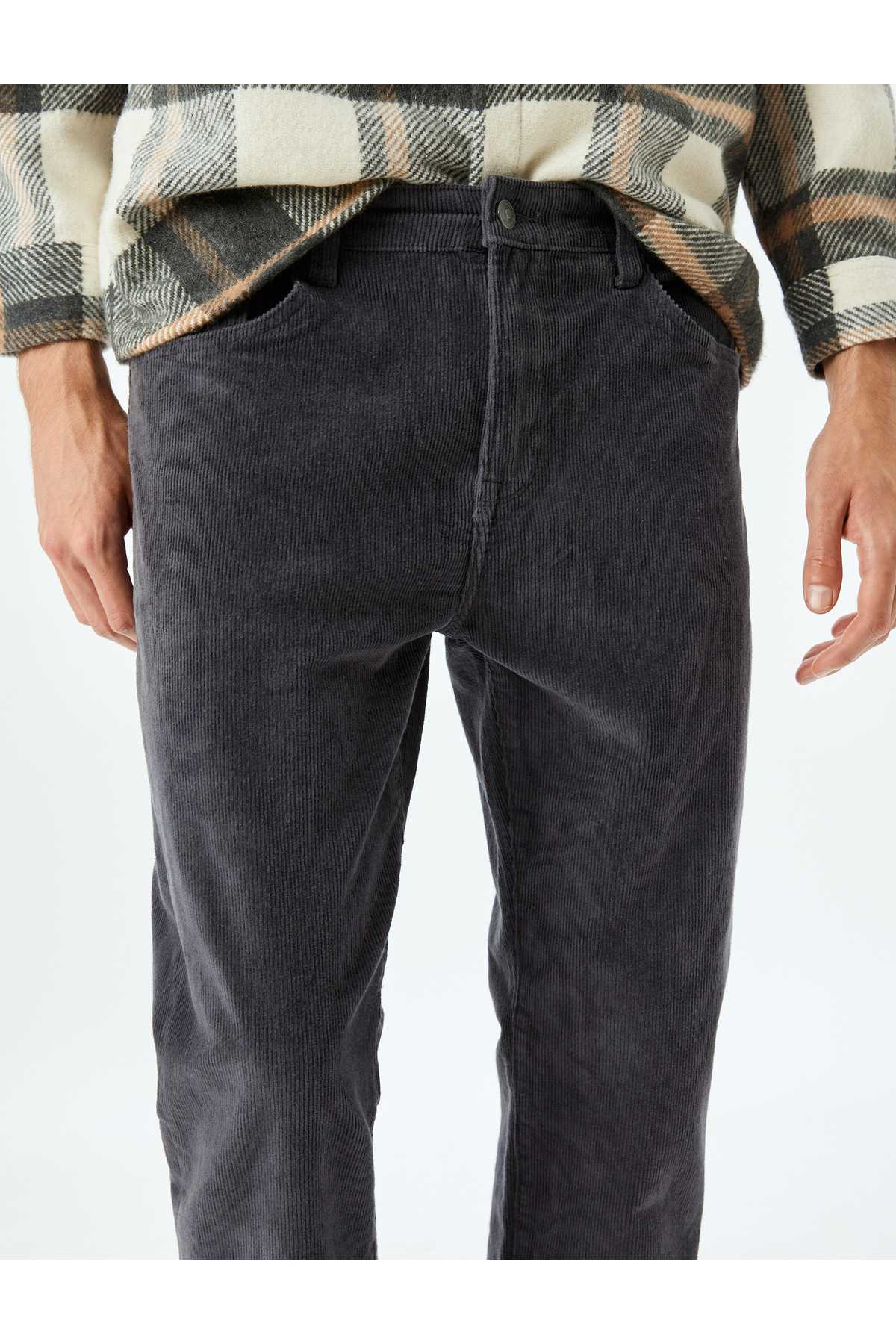 جیب پنبه ای شلوار مخملی فتیله