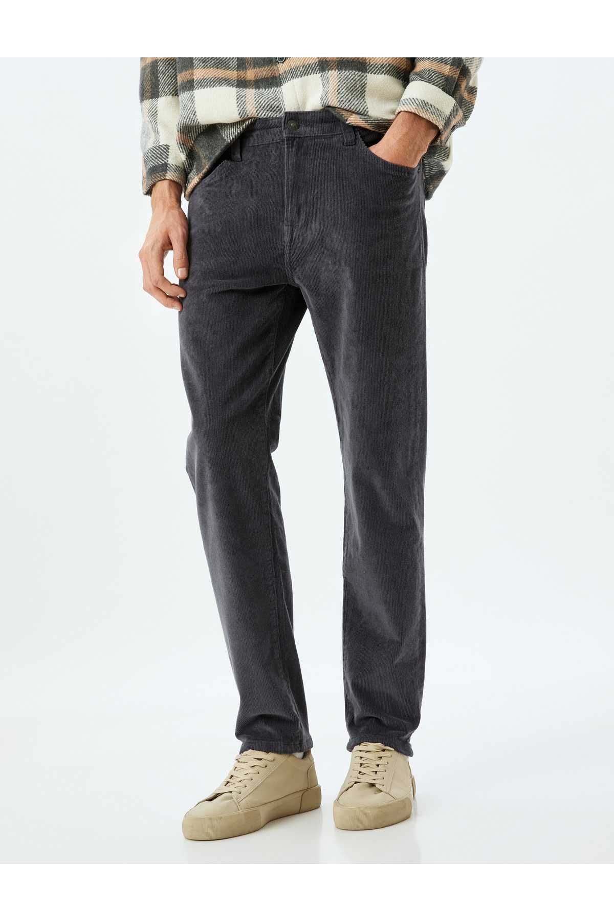 جیب پنبه ای شلوار مخملی فتیله