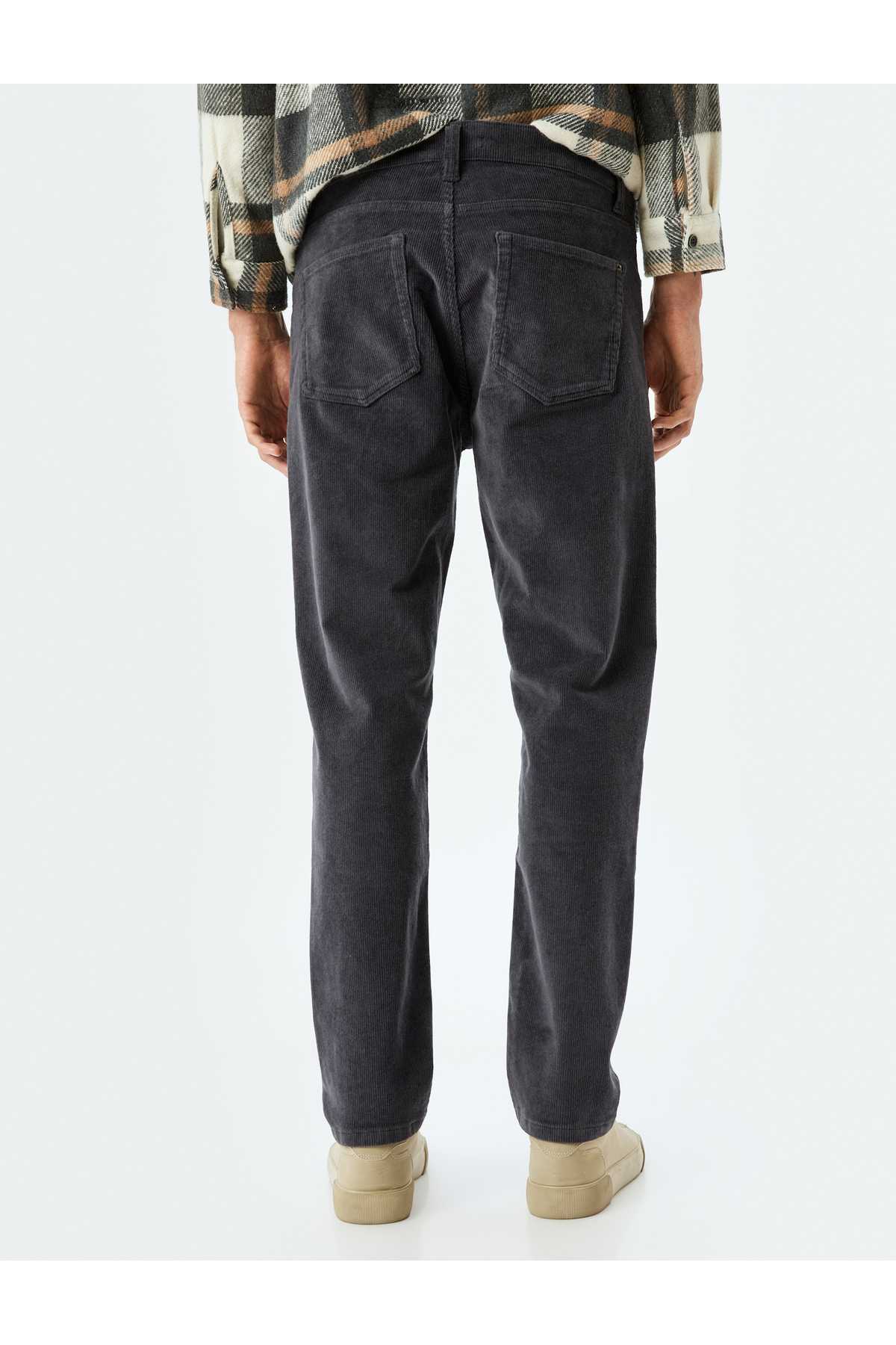 جیب پنبه ای شلوار مخملی فتیله