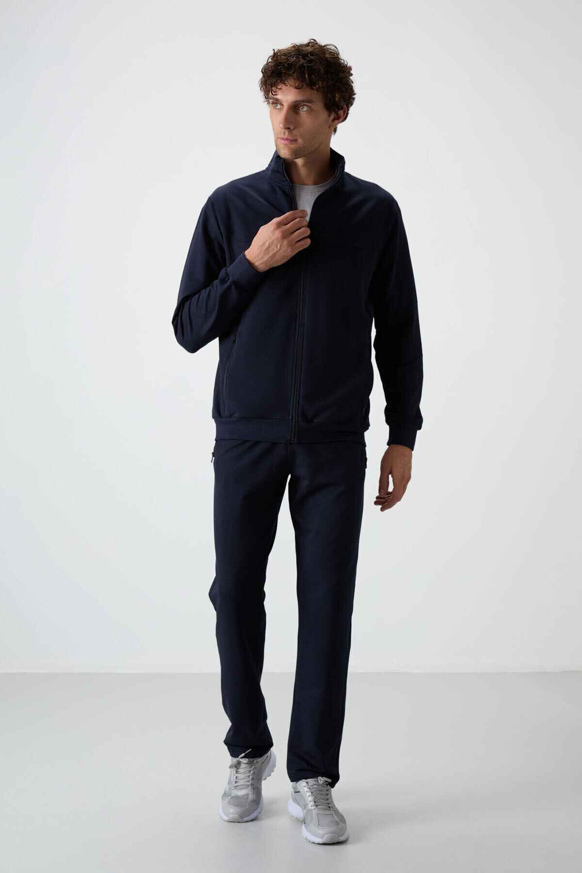 لباس ورزشی مردانه مدل آبی ناوی استاندارد - 85196