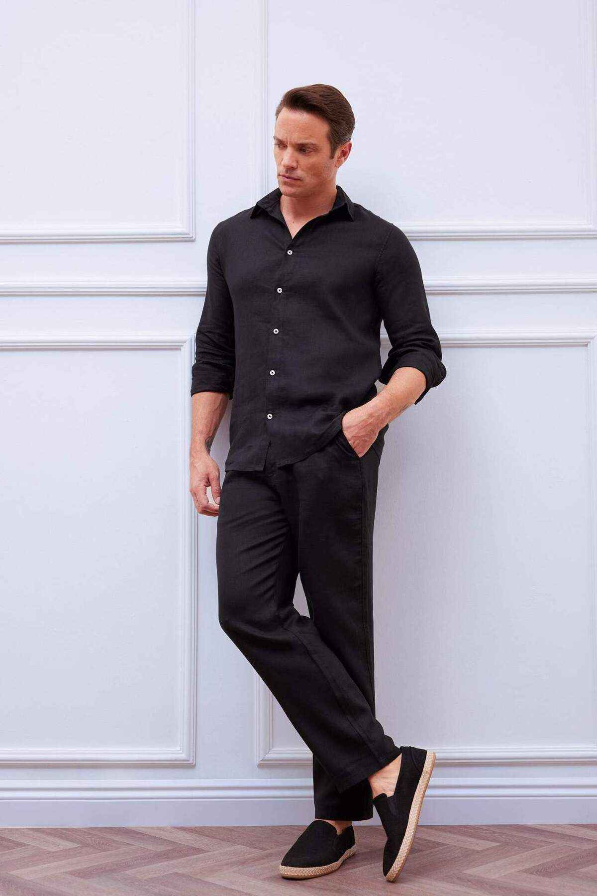 شلوار کتانی راست Fit Relax Fit