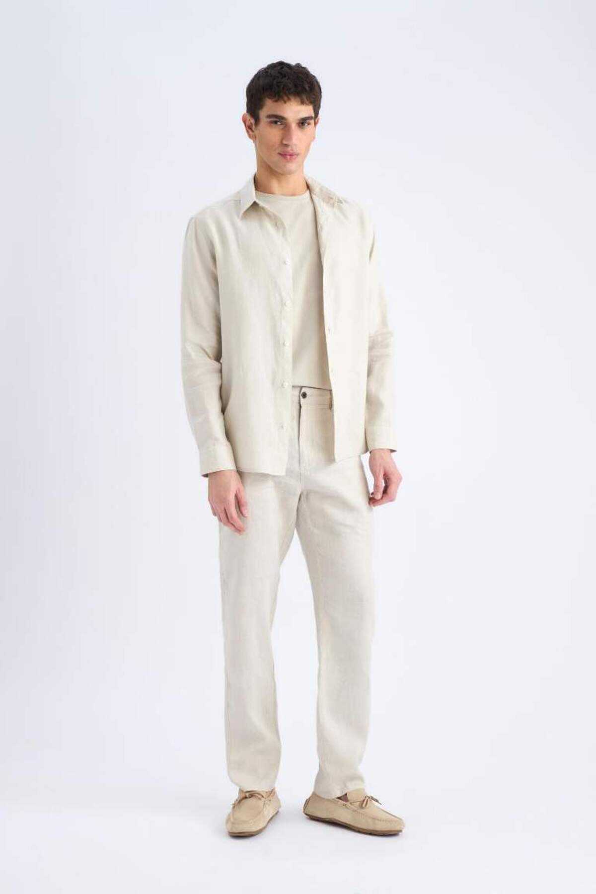 شلوار کتانی راست Fit Relax Fit