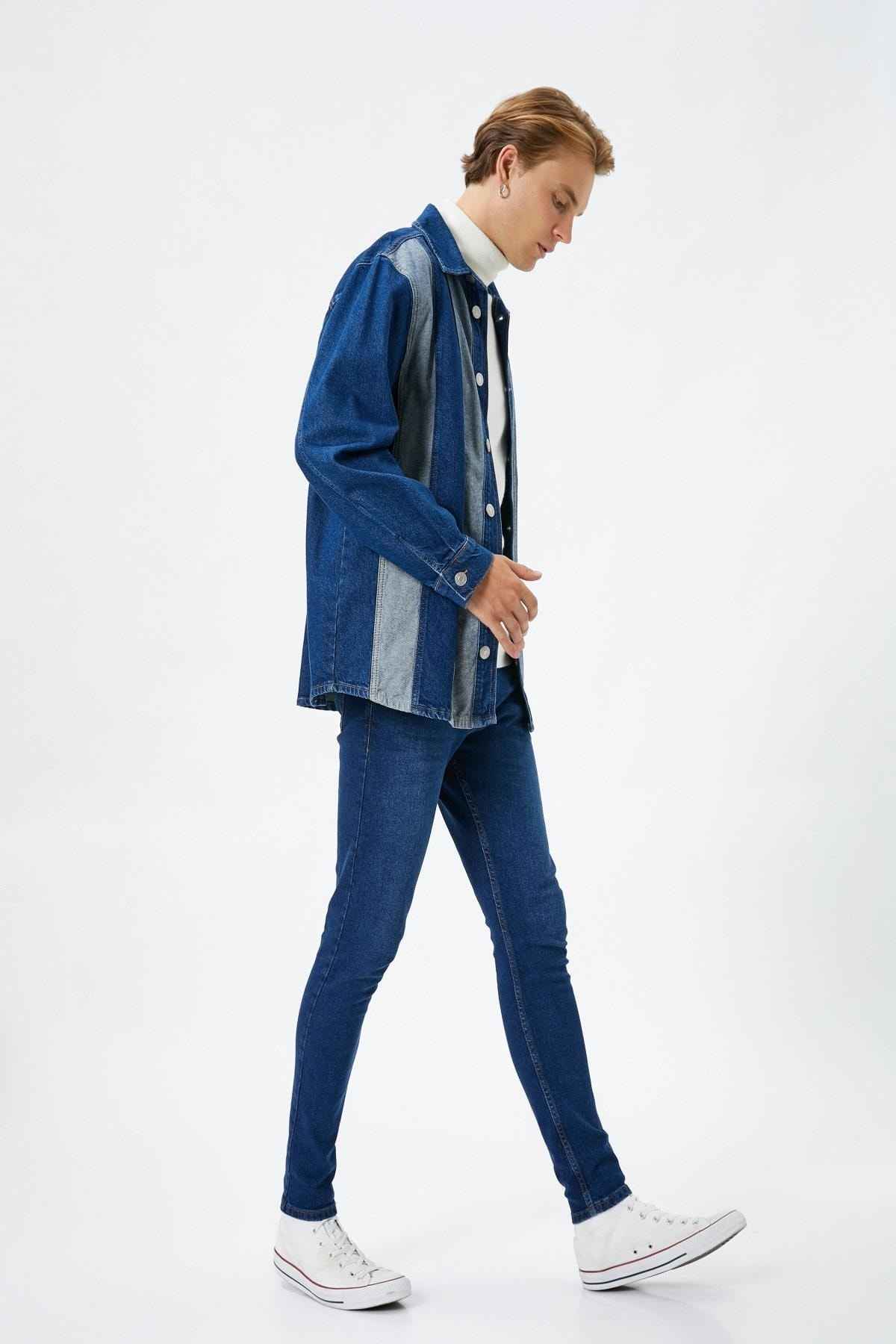 شلوار جین مردانه نیلی تیره